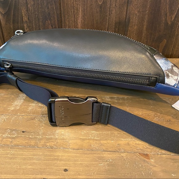 NWT Authentic Coach Watercolor Belt Bag - Picture 6 of 9